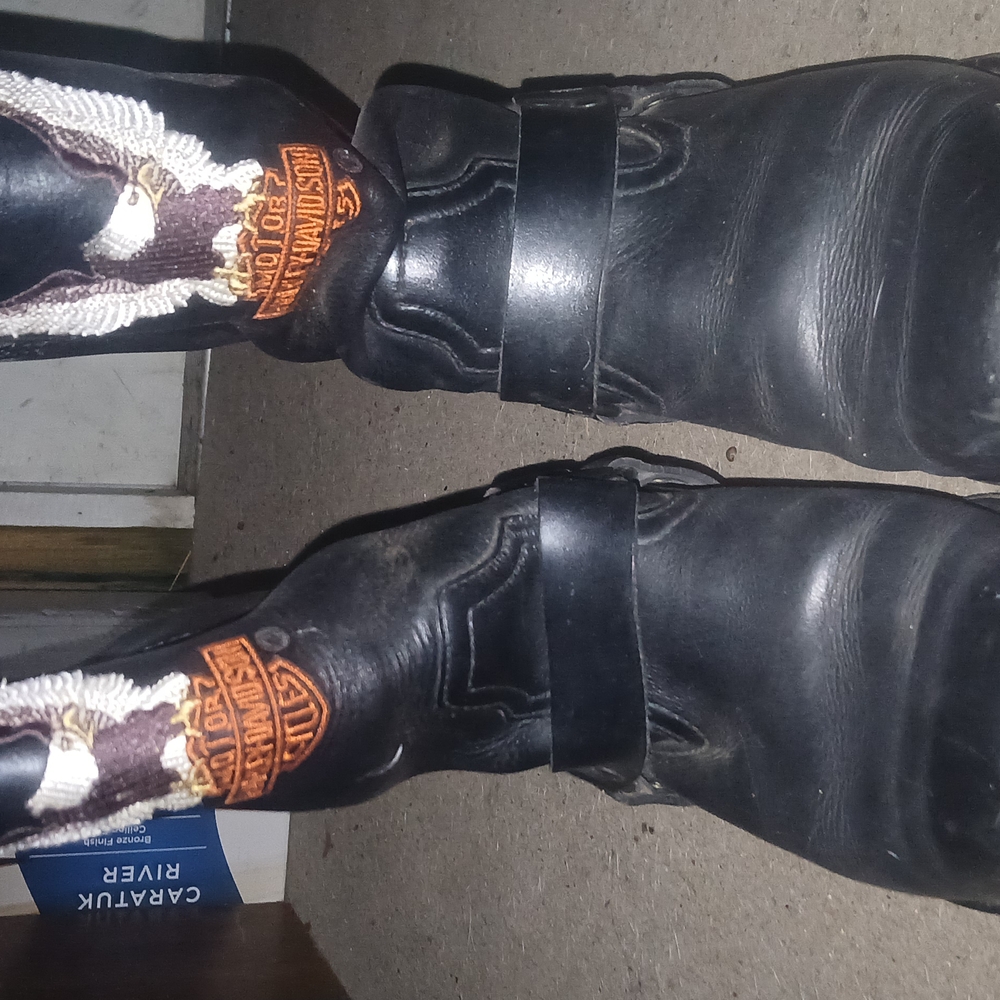 Harley-Davidson Men's Black Leather Boots